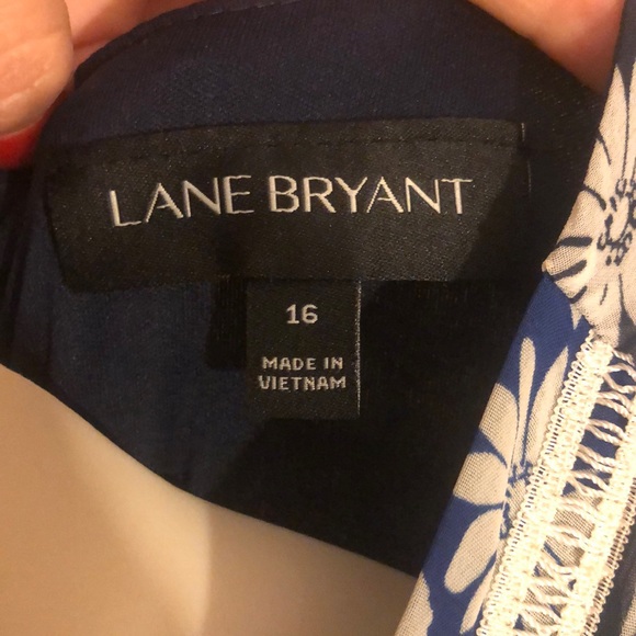 EUC Blue Floral Hi Lo Dress - Picture 4 of 7